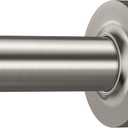 AIZESI Brushed Stainless Steel Tension Shower Curtain Rod 36-53" No Drill
