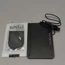 Mini Foldable Bluetooth Keyboard - Portable Wireless Full Size Keyboard (Sync Up to 3 Devices), Ultra-Slim Aluminum Travel Folding Keyboards for iPhone iPad Mac Android Windows iOS (Black)