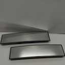 JOYTUTUS Rear View Mirror, Universal 11.81 Inch 2 Pack Panoramic Convex Rearview Mirror, Interior Clip-on Wide Angle Rear View to Reduce Blind Spot Effectively for Car SUV Trucks - Clear