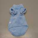 SUNFURA Turtleneck Sweater Coat for Cats, Sphynx Cat Clothes Pajamas for Cats Only, Kitten Fleece Pullover Sweaters with Sleeves, Pet Warm Jumpsuit Cat Sweatshirt for Cold Weather, Blue M