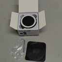 Vacuum Magnetic Phone Holder with Metal Ring Compatible with iPhone 17 Samsung All Phone, Portable Universal Collapsible Magnetic Phone Stand for Gym Car Mount with Windshield Suction Cup (Black)