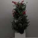 3 Ft Pre-Lit Christmas Tree, Artificial Christmas Trees with Lighting, Xmas Trees with 78 Led Lights, Christmas Decoration for Home, Office, Easy Assembly (Snowman Base-8 Modes-b)