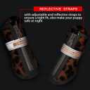 QUMY Dog Shoes for Small Dog, Puppy Dog Boots & Paw Protectors for Winter Snow Day, Summer Hot Pavement, Waterproof in Rainy Weather, Ourdoor Hiking, Indoor Hardfloor with Skid-Resistant Sole