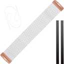 EASTROCK Snare Drum Wires Snare Wire Drum Wire-20 Strand 14 Inch, Snare Drum Accessories with Snare Wire Straps (red copper 20 Strand)