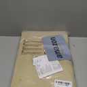 CUCRAF Blackout Curtains 84 inches Long for Living Room, Beige Room Darkening Window Curtain Panels, Rod Pocket Thermal Insulated Solid Drapes for Bedroom, 52x84 inch, Set of 2 Panels