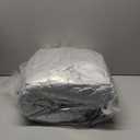 Waterproof SUV Car Cover: 6-Layer Protection from Rain, Snow, UV & Dust - Universal Fit up to 189 inches with Zipper Door & Windproof Straps for Outdoor, Garage, Travel Use, Silver