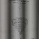 Gold Crystal Chandeliers 24 Modern Large Chandeliers Luxury 4-Tier 12 Lights K9 Crystal Round Ceiling Pendant Light Fixture Contemporary for Dining Room Foyer Staircase Living Room