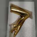 Golden Legs Sculpture Elegant Resin Home Decor Legs Statues Versatile Indoor/Outdoor Ornament, Bedroom, Office Desktop, Cabinets, Perfect (Bowed Leg)