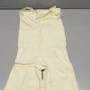 HOMETA Women's Shapewear Bodysuits Tummy Control Butt Lifter Body Shaper Strapless Seamless Mid Thigh Jumpsuit Tops, Size L, Yellow