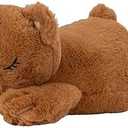 Brown Sleeping Plush - 14-Inch Weighted Sleeping Plush Teddy Bear