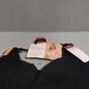 Warner's Women's Blissful Benefits Underarm-Smoothing with Seamless Stretch Wireless Lightly Lined Comfort Bra Rm3911w (Size Medium, Black)