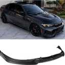 Front Lip Compatible with 2023-2025 BMW G20 LCI 3-Series 330i 330e M340i (M-Sport Only), Performance Bumper Air Dam Lower Chin Splitter Protection Body Kit (Carbon Fiber Pattern)