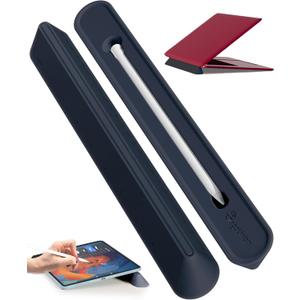 3 in 1 Silicone Laptop Stand, Keyboard Riser for Ergonomic Typing/Reading, Portable Laptop Cooling Stand, for Home Office School and Travel, Oval Base, Midnight