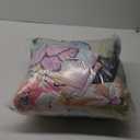 Rainbow Bedding Set with 1 Comforter and 2 Pillowcases for Boys and Girls Bedroom - Watercolor Butterfly Full