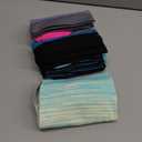 Doctor's Select 3 Pairs Plus Size Compression Socks Wide Calf - Up to 6XL | 20-30 mmHg Compression Socks for Women Wide Calf |Blue, Light Blue, Purple & Pink (Stripes)