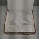 Christmas Tree Topper Star Warm White Light Christmas Tree Decor for Christmas Holiday Home Fit for General Size Xmas Tree, 8.7 Inch