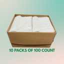 1000 Count Plastic Forks Disposable Medium Weight BPA Free, Heat Resistant, Bulk Premium Cutlery Utensils for Takeout, Meal Prep, Party Supply (10 Packs of 100)