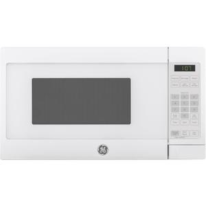 GE Countertop Microwave Oven, Compact 0.7 Cubic Ft., 700-watt Capacity, 6 Auto Cooking Settings, Child-Lock Technology, Kitchen Essentials for the Countertop, Dorm Room or Apartment, White