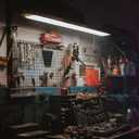 ALOANES 52-Slot Metal Wrench Organizer, Heavy Duty Tool Tray for Tool Box, Fit SAE & Metric Wrench Storage, 4 Pack Wrenches Holders(Black)