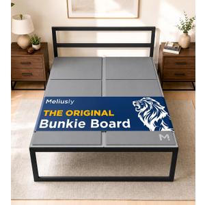 Meliusly Original Bunkie Board Full Size (54x75) – Bed Support Board | Non-Slip Breathable Support – Stops Mattress Sagging, Anti-Sag Slat Foundation, Noise-Free, Moisture Resistant, 0.4" Profile