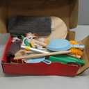 Wooden Kids Cleaning Set with Spray Mop, Montessori Cleaning Toys Real Water Sprayer and Toddler Broom Mop Set, Housework Pretend Play Toy Gift for Boys Girls Ages 3+