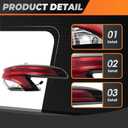 Passenger Side Outer Tail Light Assembly Compatible with Sienna LE XLE 2021 2022 Rear Brake Lamp Taillight TO2805160 8155008071 (Right)