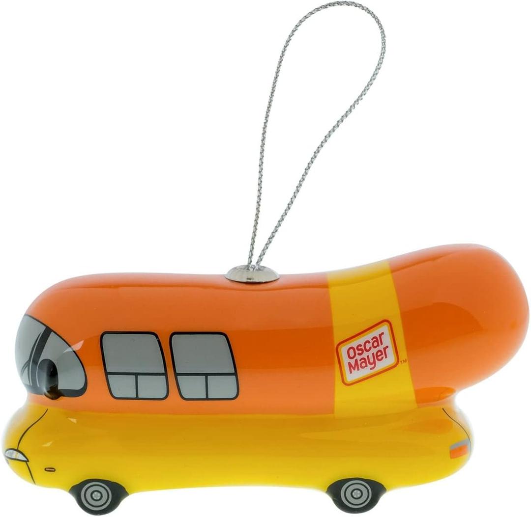 Oscar Mayer Weinermobile Decoupage Christmas Ornament, Indoor/Outdoor Tree Decoration and Holiday Home Decor (Weinermobile (Pack of 1))