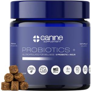 Probiotics for Dogs | Soft Chews with Digestive Enzymes, Pumpkin & Prebiotics | Supports Gut Health, Immunity, Stool Quality & Nutrient Absorption | Peanut Flavor, 90 Count