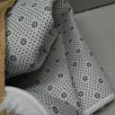 FinRèc White Rugs for Bedroom Living Room, 4x6 Feet Fluffy Shaggy Area Rug, NonSlip Soft Shag Rug for Nursery Kids Room Dorm Room Home Decor, Indoor Plush Floor Carpet