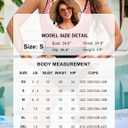 BMJL Womens Tummy Control Swimsuits Retro Vintage One Piece Bathing Suits Slimming Color Block Stripes Swimwear (XL)