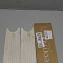 Eormoe Faucet Mat for Kitchen Sink  Diatomite Drying Stone Mat & Sink Protector, Prevent Moisture  Sink Splash Guard Water-Absorbing Stone Tray for Bathroom Counter [Light Grey,23.6" x 3.9"]