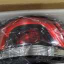 Outer Tail Light Compatible with Jeep Compass 2017-2020 Halogen Taillight w/Side Marker Lights Left Driver Side Replace CH2805115 55112838AC.