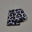 Blue Leopard Print Pillow Covers 12x20 Set of 2 Navy Blue Cheetah Animal Pattern Chinoiserie Decorative Throw Pillows Outdoor Pillowcase Linen Cushion Case Decor for Sofa Couch Bed