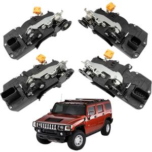 FZJDSD Door Lock Actuator Compatible with Hummer H2 2003-2007 Replace 15134807 15182168 15816393 15816390 15816391 15134816 15254040