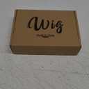 Colonial Style Historical Costume Wig, Men's Curled Judge Ponytail Design (Light Brown)