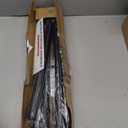 Matte Black Shower Curtain Rod 31-79 inches with Holders, Stainless Steel Shower Rod & Tension Rod, Adjustable Tension Shower Curtain Rod for Bathroom, Windows, Closet