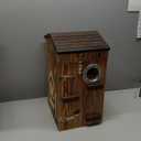 Smart Squirrel Box with Camera Solar Powered, Squirrel House with Camera 2K HD Wi-Fi Auto Detection & Night Vision, Squirrel House for Outside Nesting, APP Control, 2.4G Only