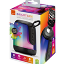 iLive "Brightside" Wireless Bluetooth Speaker with Color Changing LEDs (ISB143B), Black
