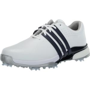 Adidas Mens Tour360 24 Golf Shoes (13 Wide, Footwear White/Collegiate Navy/Silver Metallic)