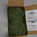 Serene Spaces Living Preserved Green Spanish Moss – Natural Decorative Moss for Planters, Crafts, Floral Arrangements, Terrariums & Event Décor, 8 Ounce Bag