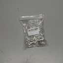 Zhehao 24 Pcs Christmas Snowflake Napkin Rings Crystal Napkin Holders Set Metal Napkin Buckles Rhinestone Serviette Buckle for Xmas Thanksgiving Wedding Party Holiday Dinner (Silver)