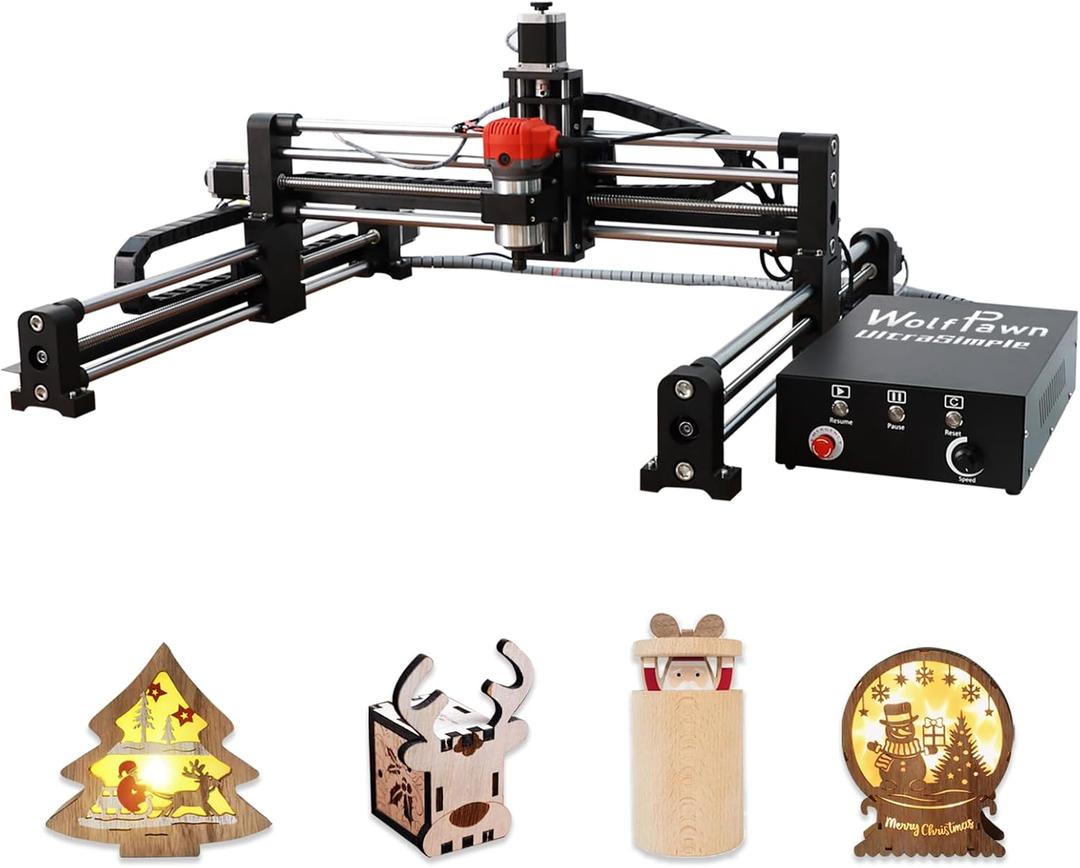 Upgraded CNC Router Machine,3-Axis Grbl Conrol Milling Machine for Wood Acrylic Aluminum,Engraving Milling Machine for Wood Aluminum Cutting to Linear Rails (Style - A, 23.6in)