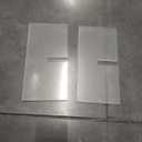 Acrylic Book Stand Holder - Coffee Table Book Stand, Open Cookbook Acrylic Book Display Stand, Magazines Clear Holder, Reading Stand for Open Book Magazines, Textbooks (Large)