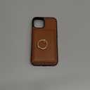 Folosu for iPhone 11 Wallet Case with Card Holder, Leather 4 Card Slots Case, 360°Rotation Ring Holder Kickstand, RFID Blocking Double Magnetic Clasp Protective Durable Cover 6.1 Inch Brown
