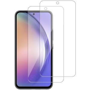 Heenjer 2 Pack for Samsung Galaxy A54 5G Screen Protector, Tempered-Glass, Micro-curved Edges, Case Friendly, Bubble Free, HD Clear, Easy Installation