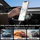 2 x K007 Upgraded Vacuum Magnetic Car Holder : 360 Reinforced 97LBS Ultra Suction Cup Phone Mount for MagSafe Cell Phone Holders for Mirror for iPhone 17 Pro Max 16 15 14 13 12 Air Plus for Android Black