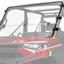 KEMIMOTO Flip Windshield Compatible with Ranger 1000, 2-IN-1 Fold Down Windshield Compatible with Polaris Ranger XP 1000/ 1000 2017-2025 Clear