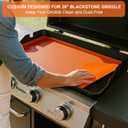 Griddle Cover Mat for Blackstone 28 Inch Griddle, 28" Silicone Griddle Cover for Blackstone Griddle Accessories, Food Grade Slicone Grill Mat Protect from Rust, Insects, Debris, Leaves
