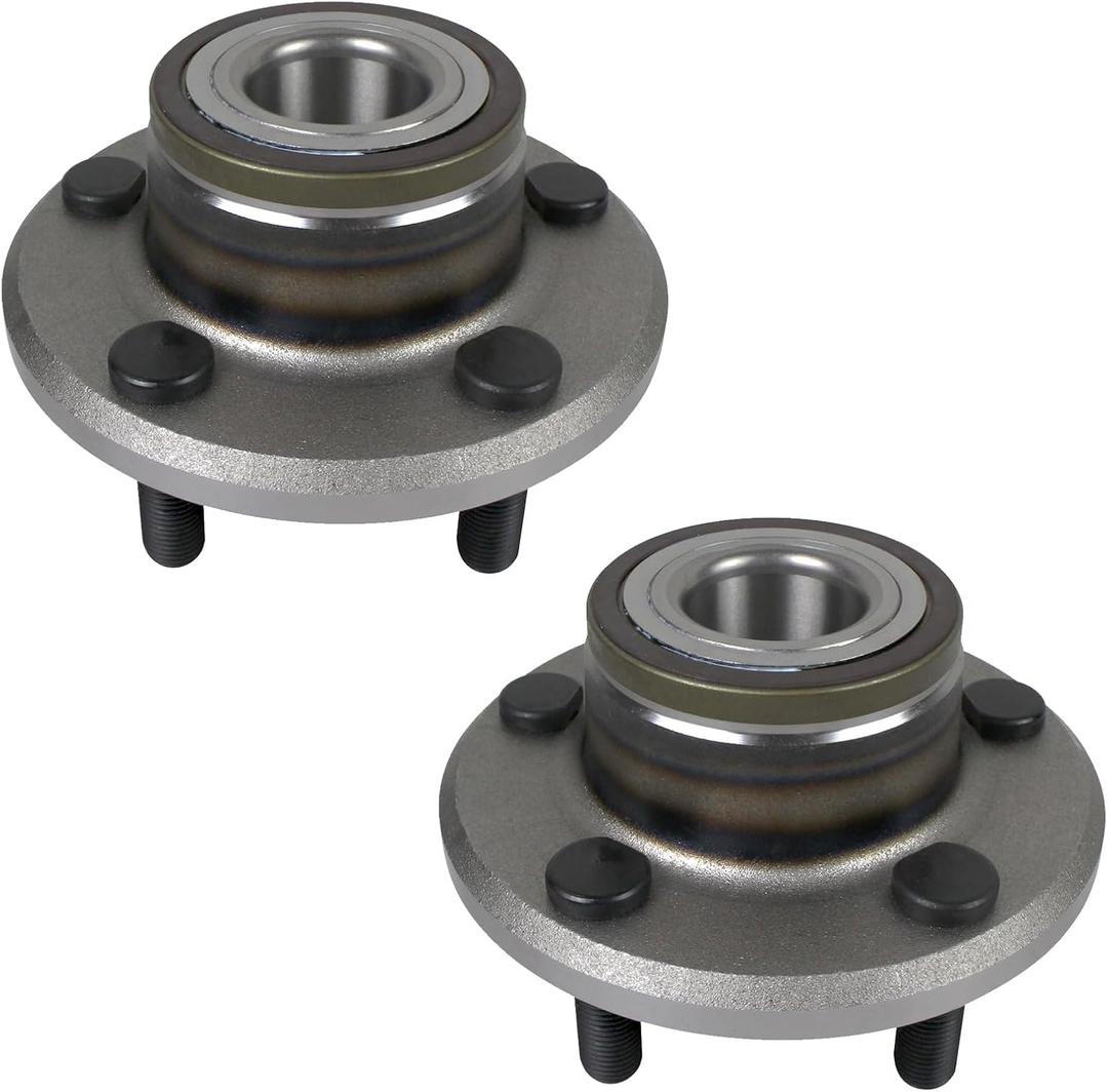 MACEL 2-Pack 513224 RWD Front Wheel Hub & Bearing Assembly - Compatible with 05-11 Chrysler 300, 06-10 Dodge Charger RWD, 08-10 Dodge Challenger 5 Lugs w/ABS