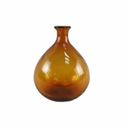 10 Inch Glass Transparent Vase Orange Nordic Flower Bottles for Wedding Living Room Home Decoration